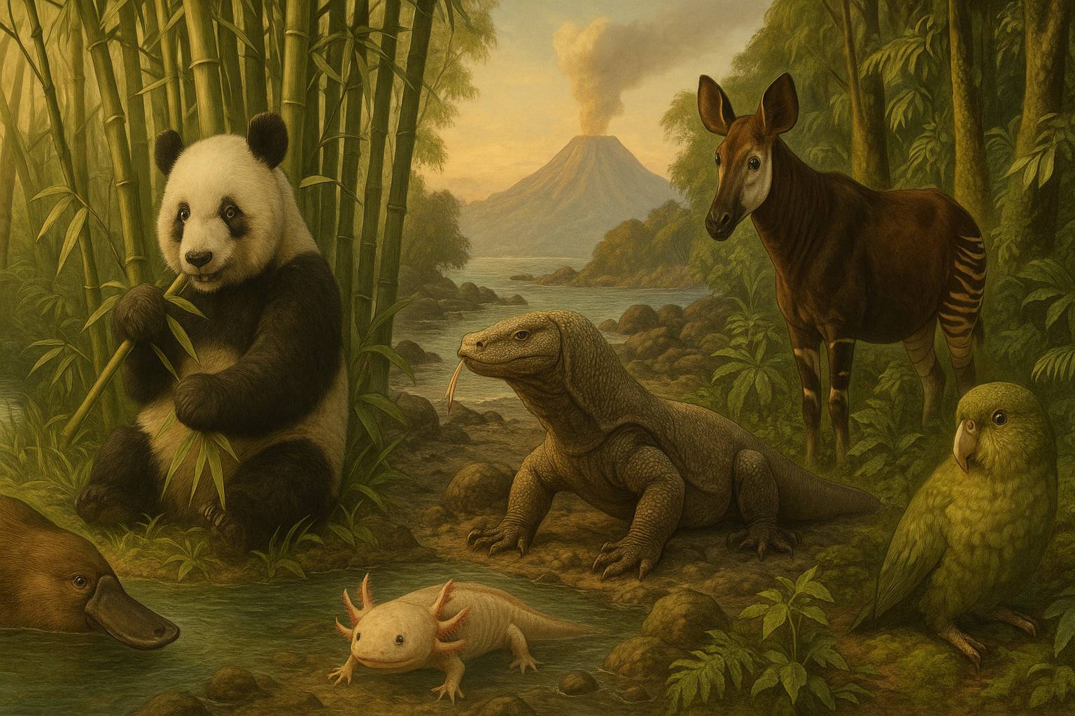 Animales únicos que solo habitan en un país del mundo