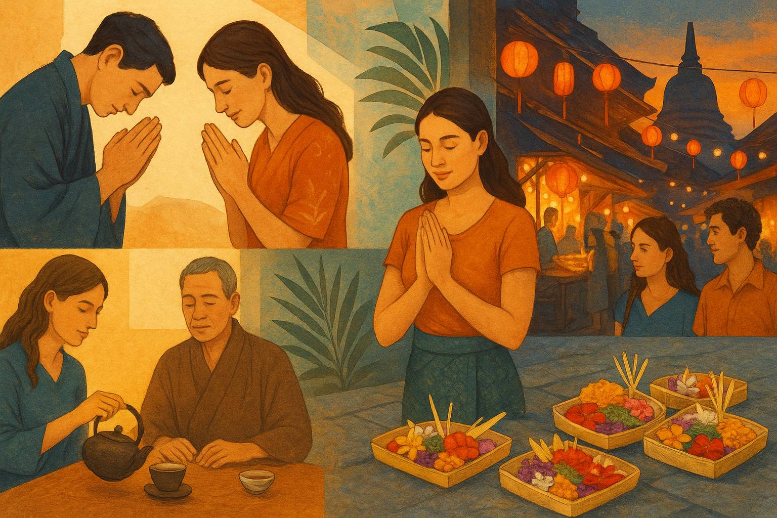 Costumbres curiosas que sorprenden a los viajeros en Asia